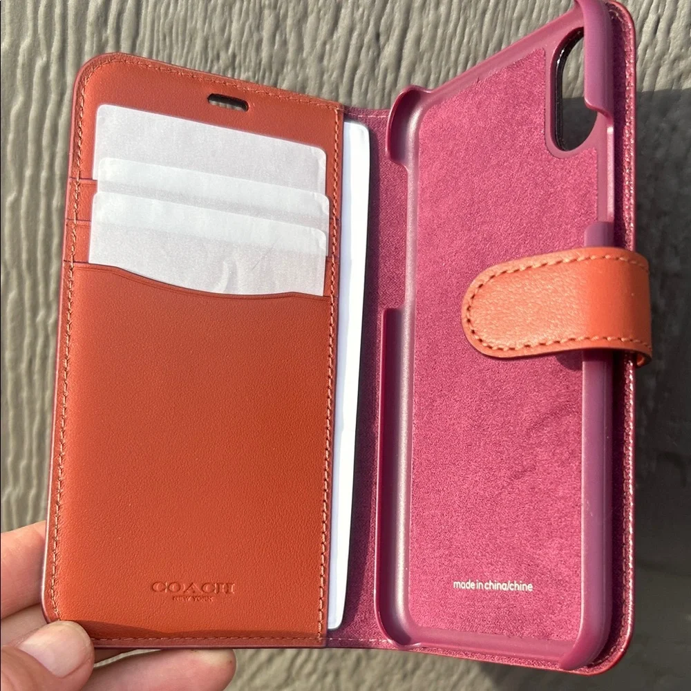 Coach Floral Monogram iPhone XR Case Wallet - Picture 6 of 12